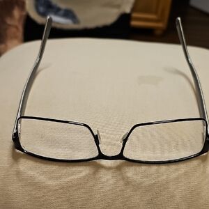 Randy Jackson Stylish Black Rectangular Glasses.